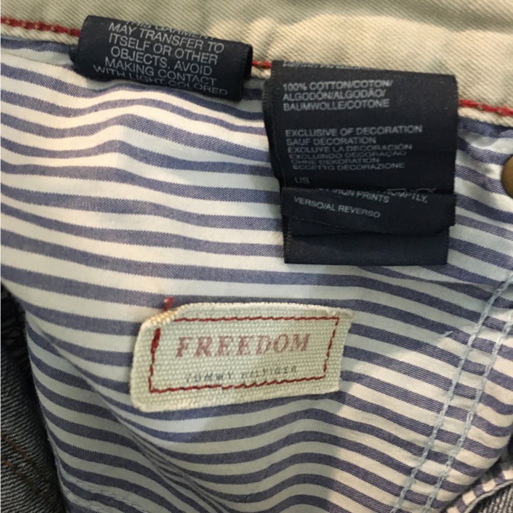 Vintage Tommy Hilfiger Straight Leg Jeans 36W X 32L Blue 100% Cotton Casual 90’s - Picture 10 of 12